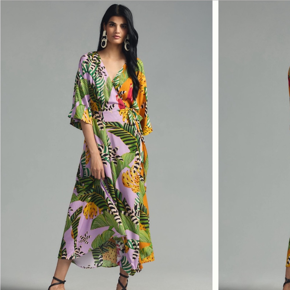 Farm Rio Printed Maxi Dress NWOT